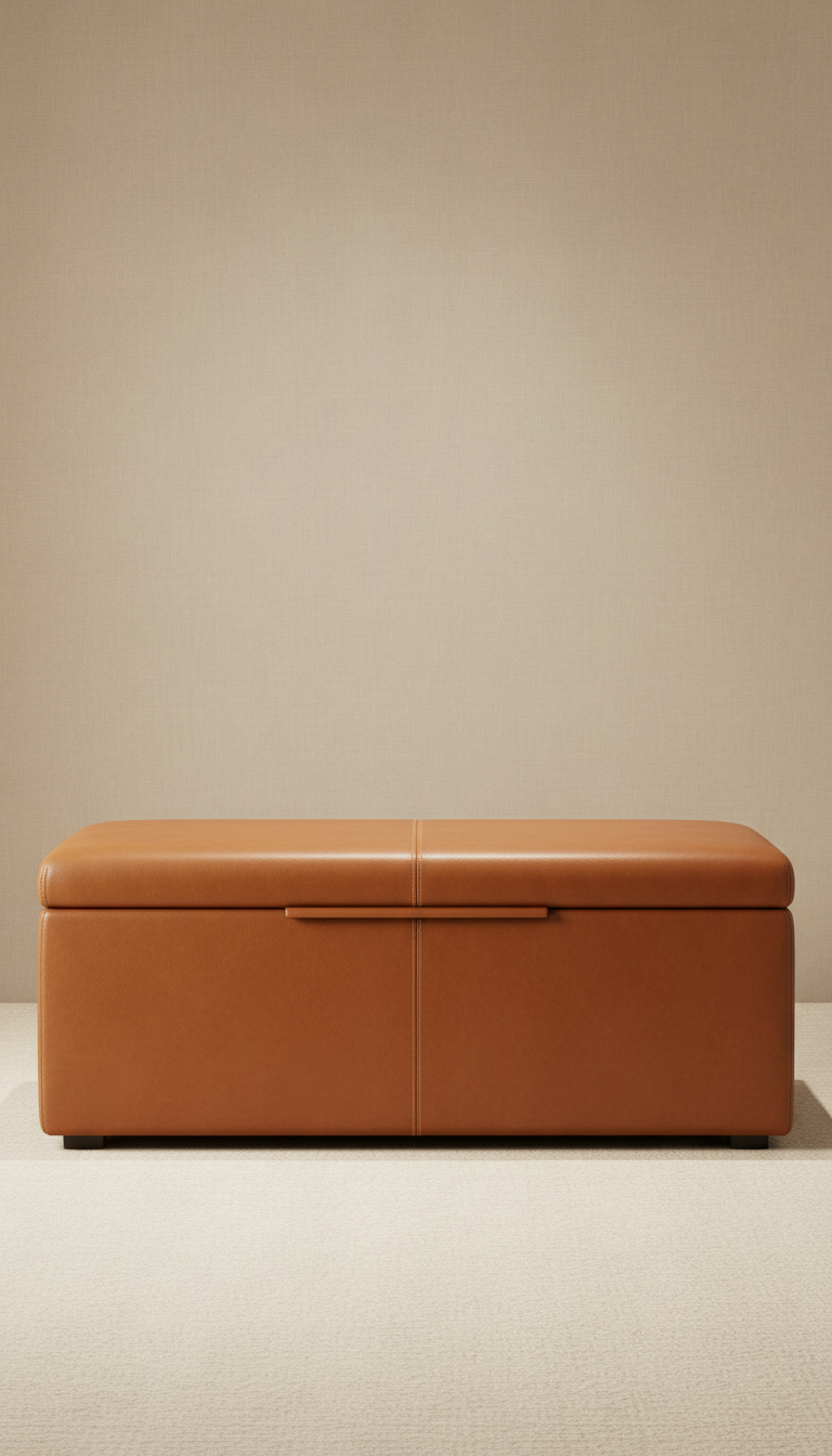 Oak Side Table With Secret Compartment