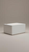Steel Side Table With Hidden Safe