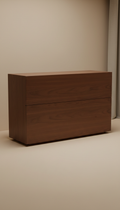Walnut Desk With Hidden Drawer