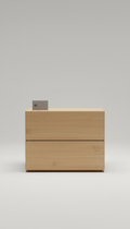 Steel-Nightstand With Touch Access